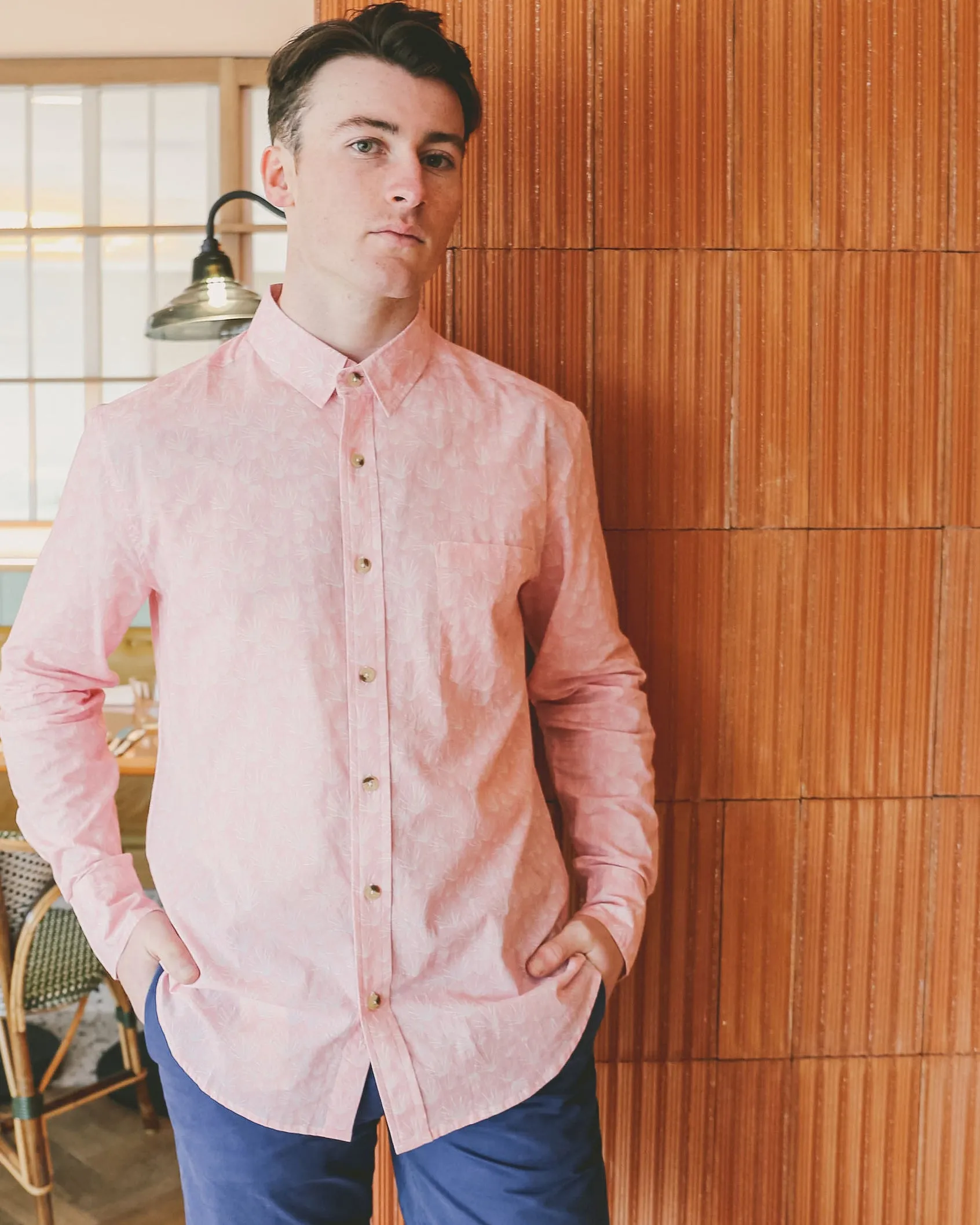 Aloft Pink Shell Beach Shirt