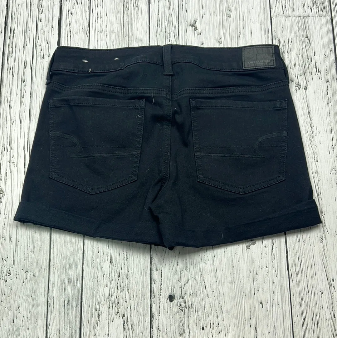 American Eagle black jean shorts - Hers S/6