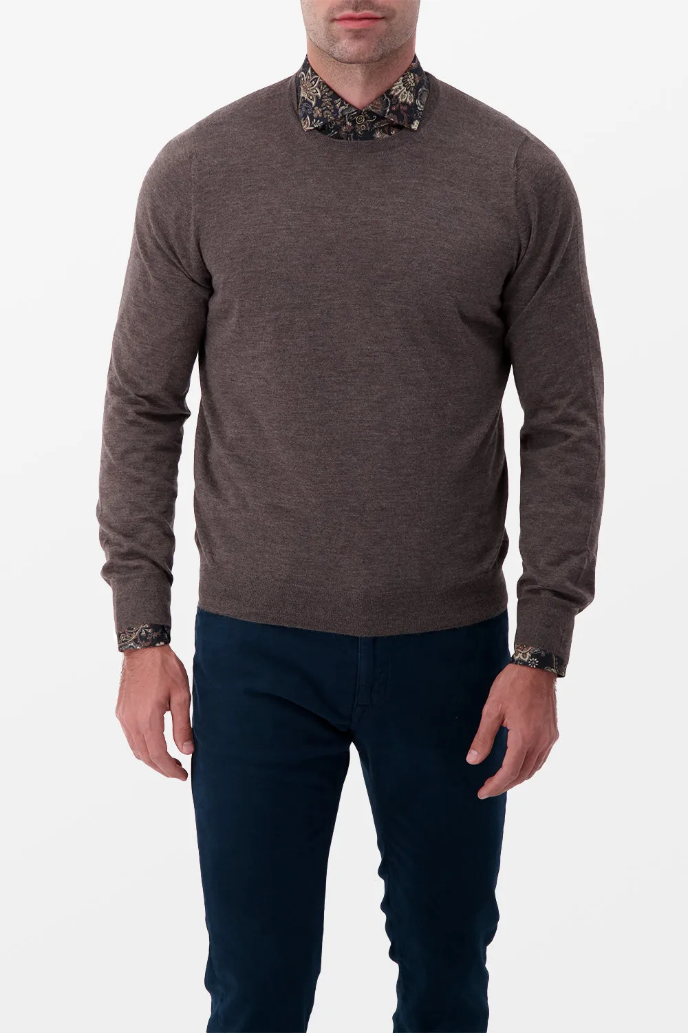 Barba Napoli Brown Cashmere Sweater