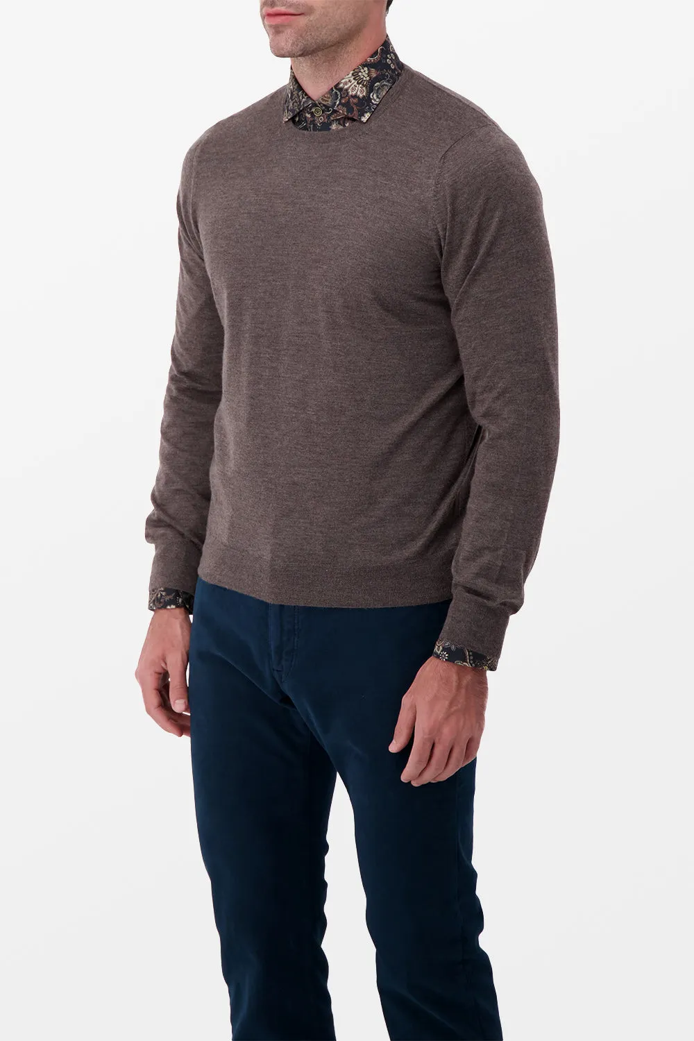 Barba Napoli Brown Cashmere Sweater