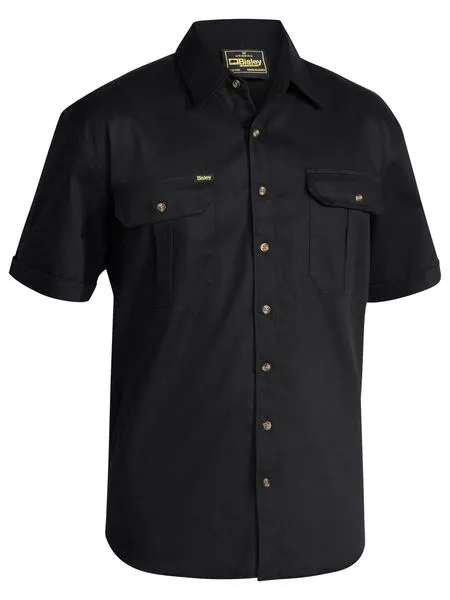 Bisley Mens Original Cotton Drill Short Sleeve Shirt