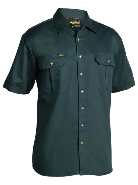 Bisley Mens Original Cotton Drill Short Sleeve Shirt