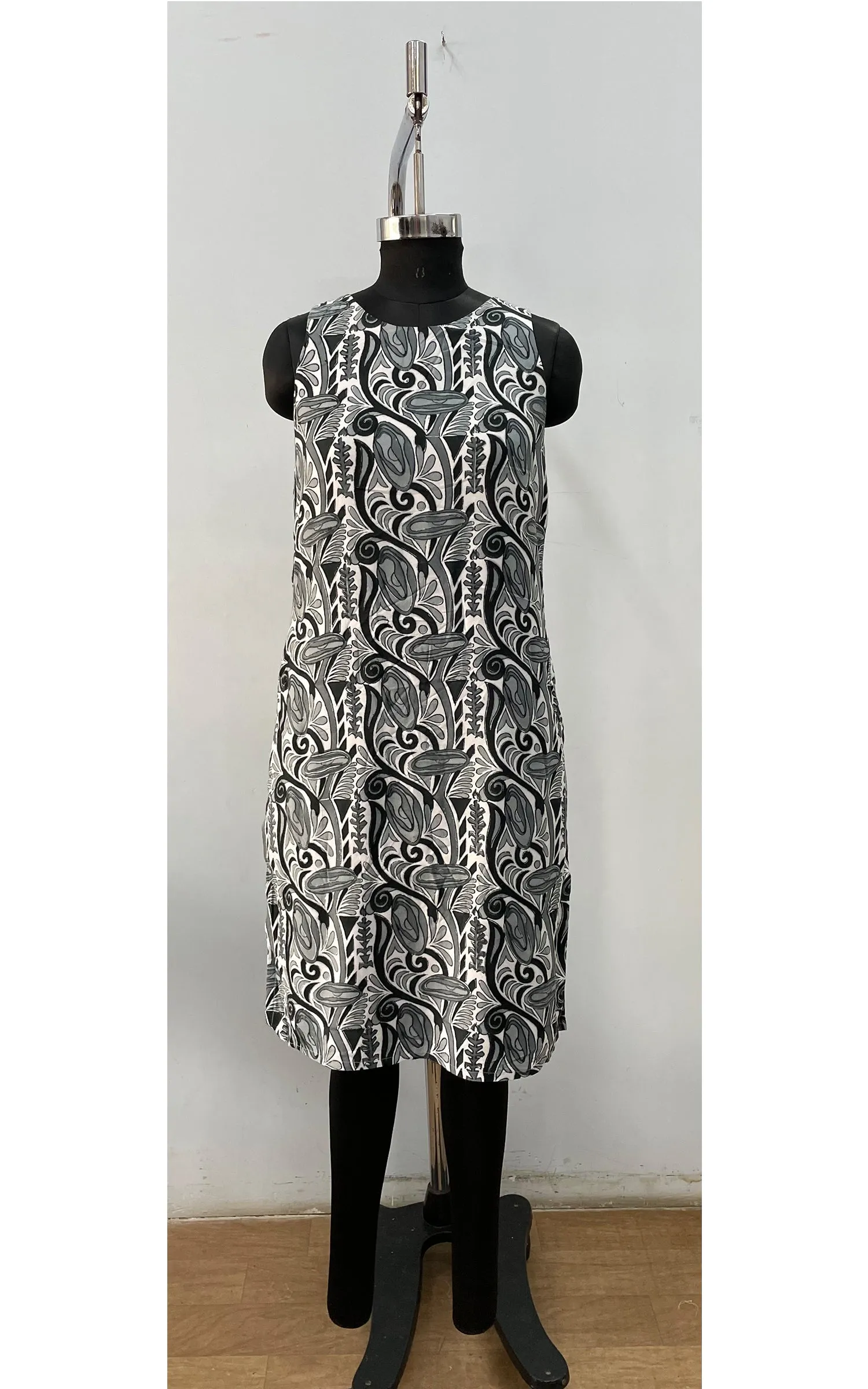 Block Printed Short Dress