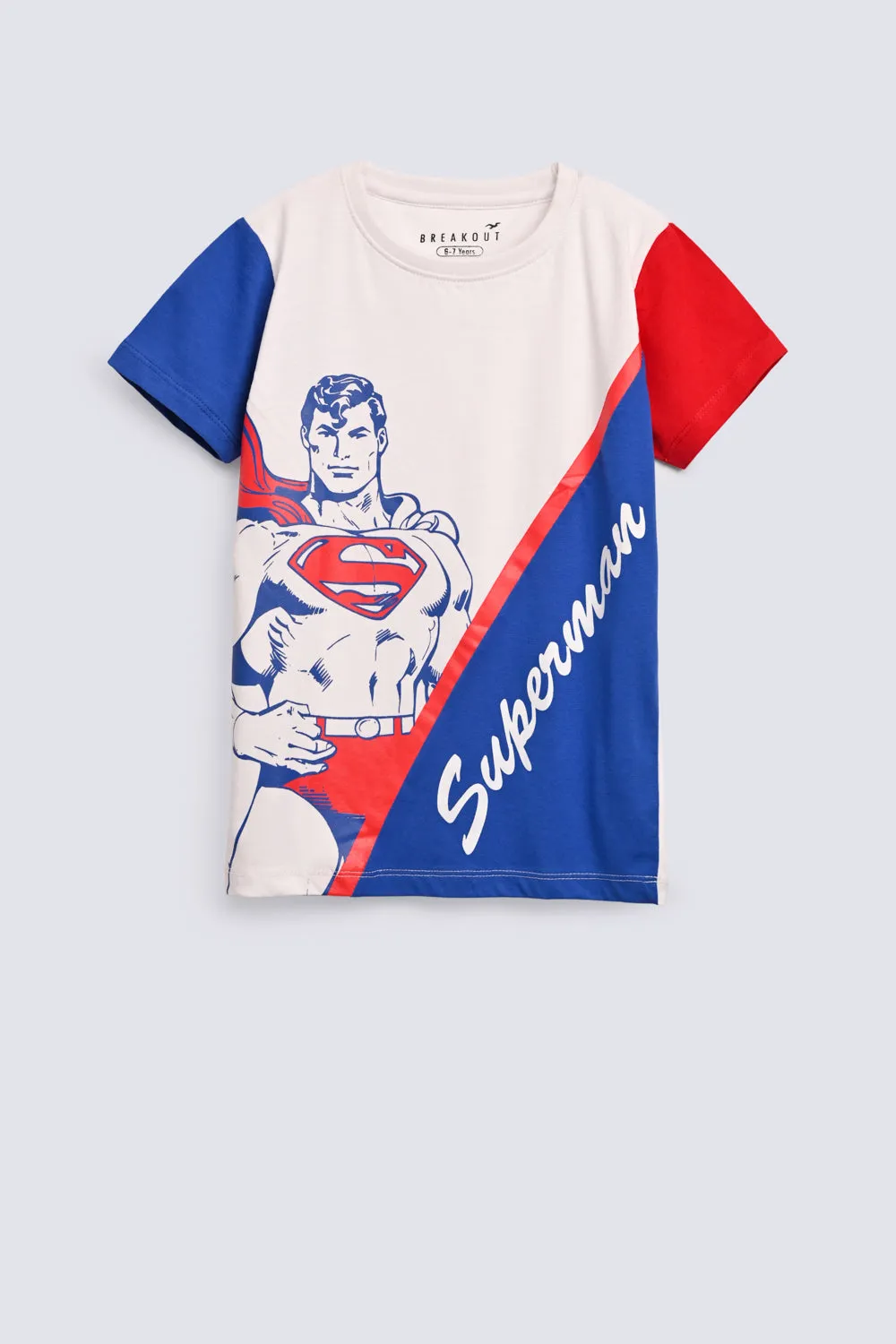 BOYS SUPERMAN PRINTED TEE