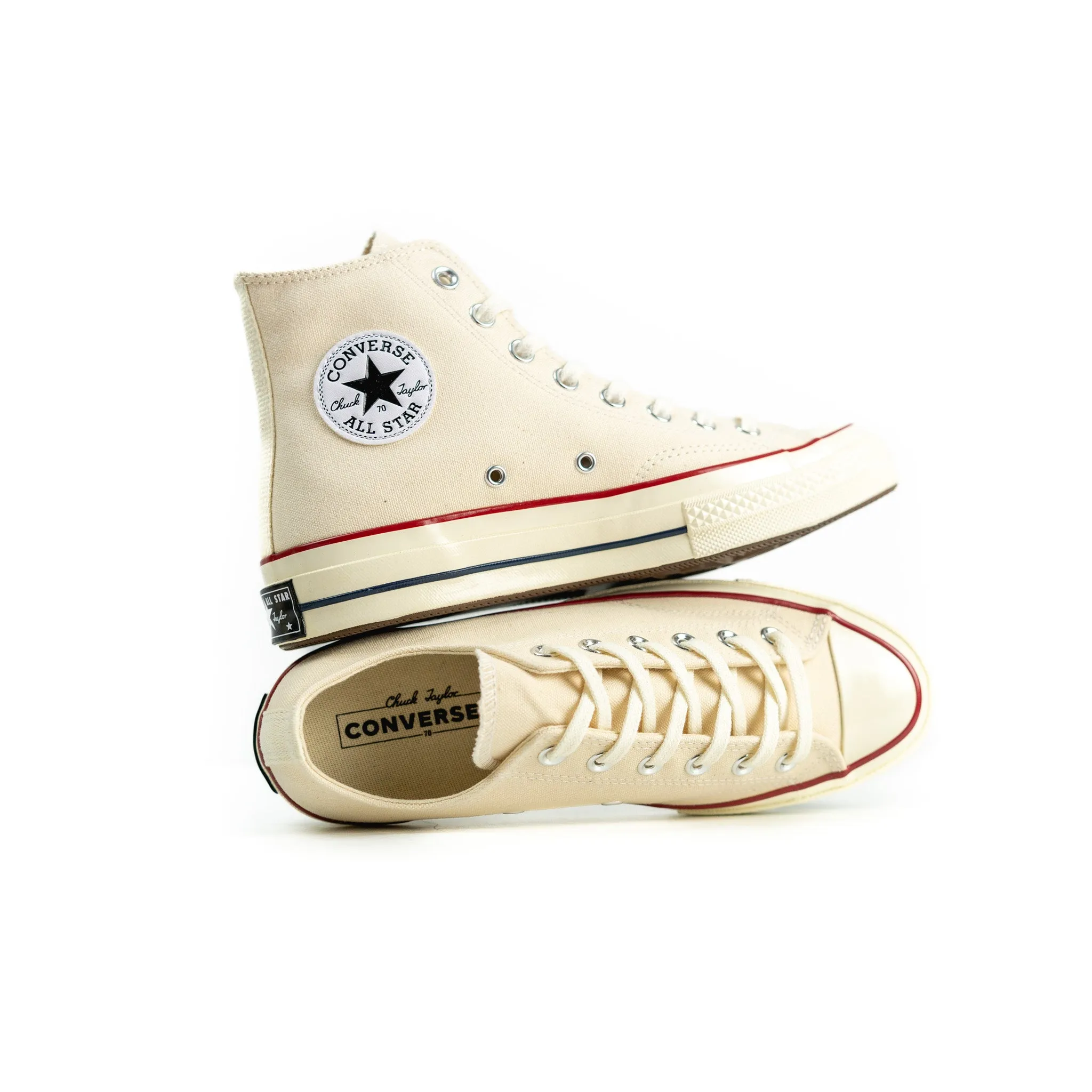 CHUCK TAYLOR ALL STAR 70 HI PARCHMENT | GARNET | EGRET