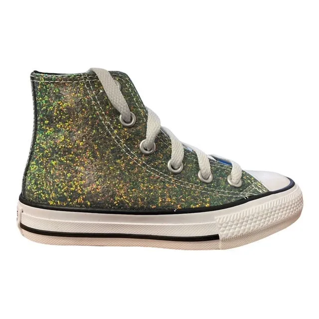 Converse Chuck Taylor All Star Glitter 672097C gold-black girls' sneakers shoe