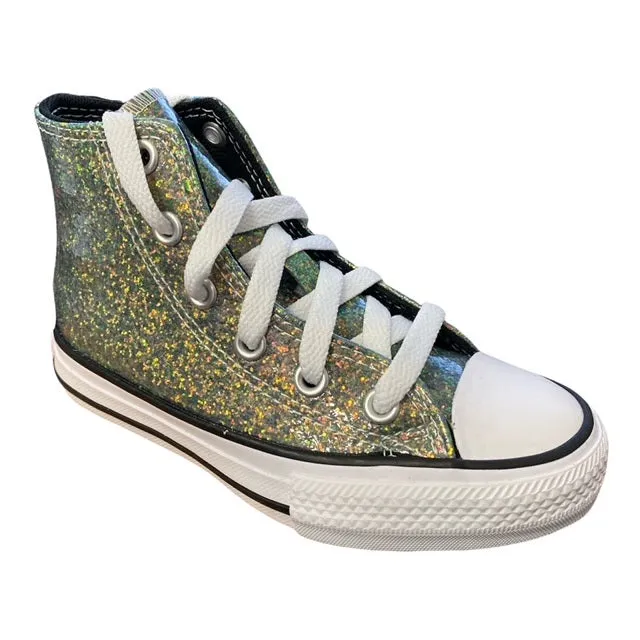 Converse Chuck Taylor All Star Glitter 672097C gold-black girls' sneakers shoe