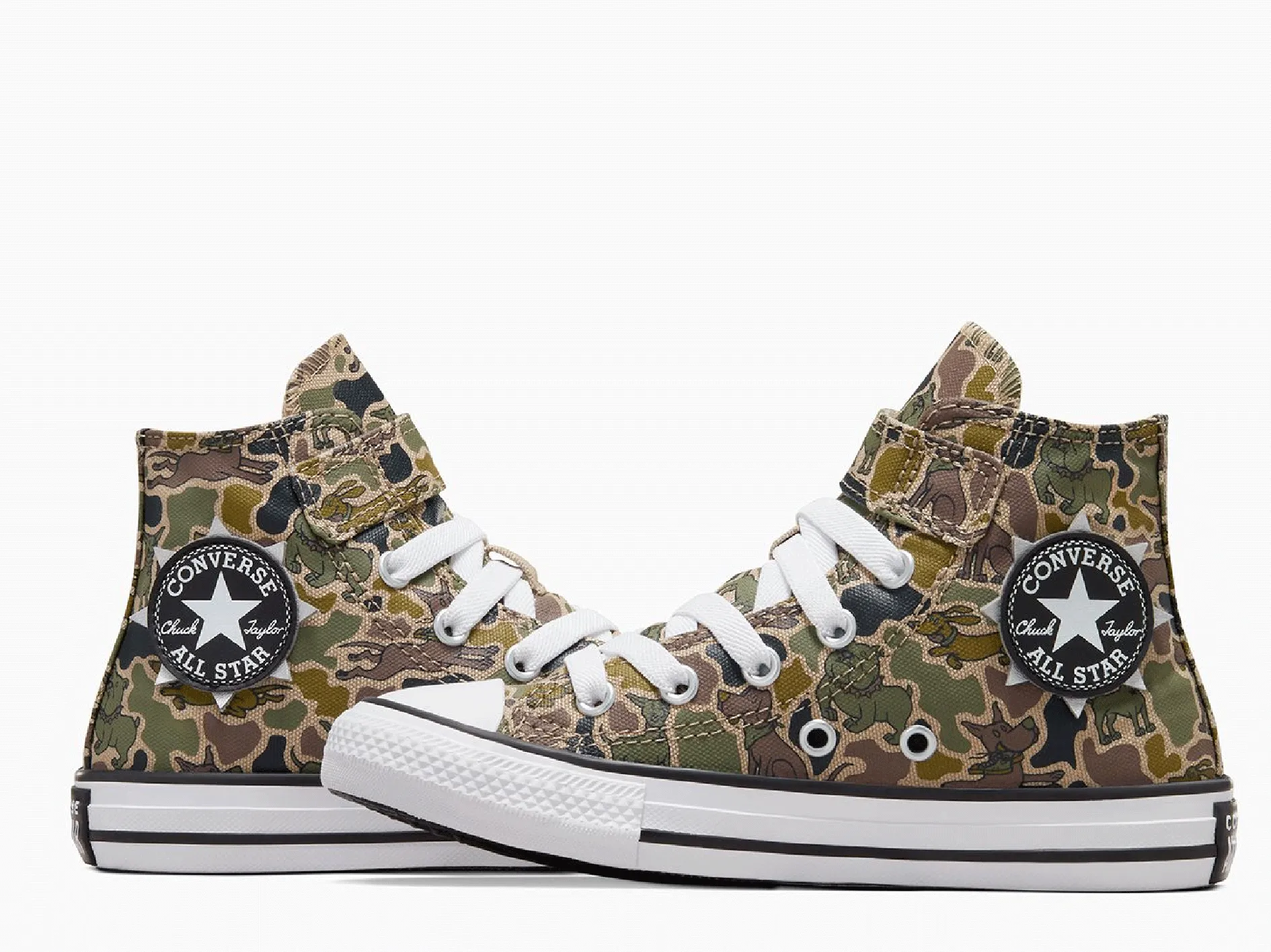 Converse Chuck Taylor All Star Youth Camo High Top Sneakers - A04757C