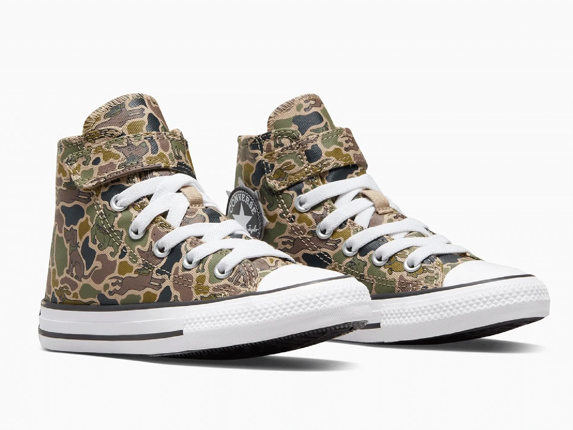 Converse Chuck Taylor All Star Youth Camo High Top Sneakers - A04757C