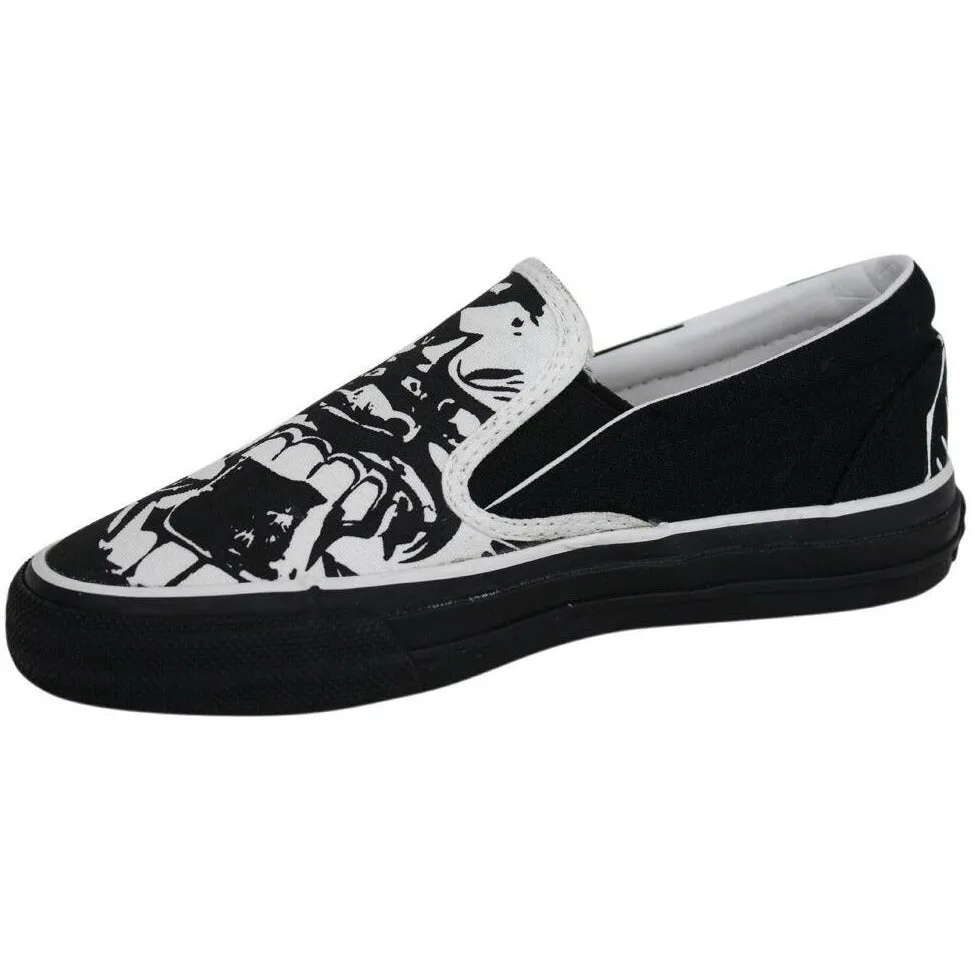 Converse Skid Grip EV Skulls Mens Trainers Canvas Shoes 100357F A00357F M4