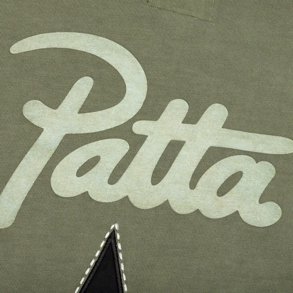 Converse x Patta Four-Leaf Clover Short Sleeve T-Shirt  - Burnt Olive