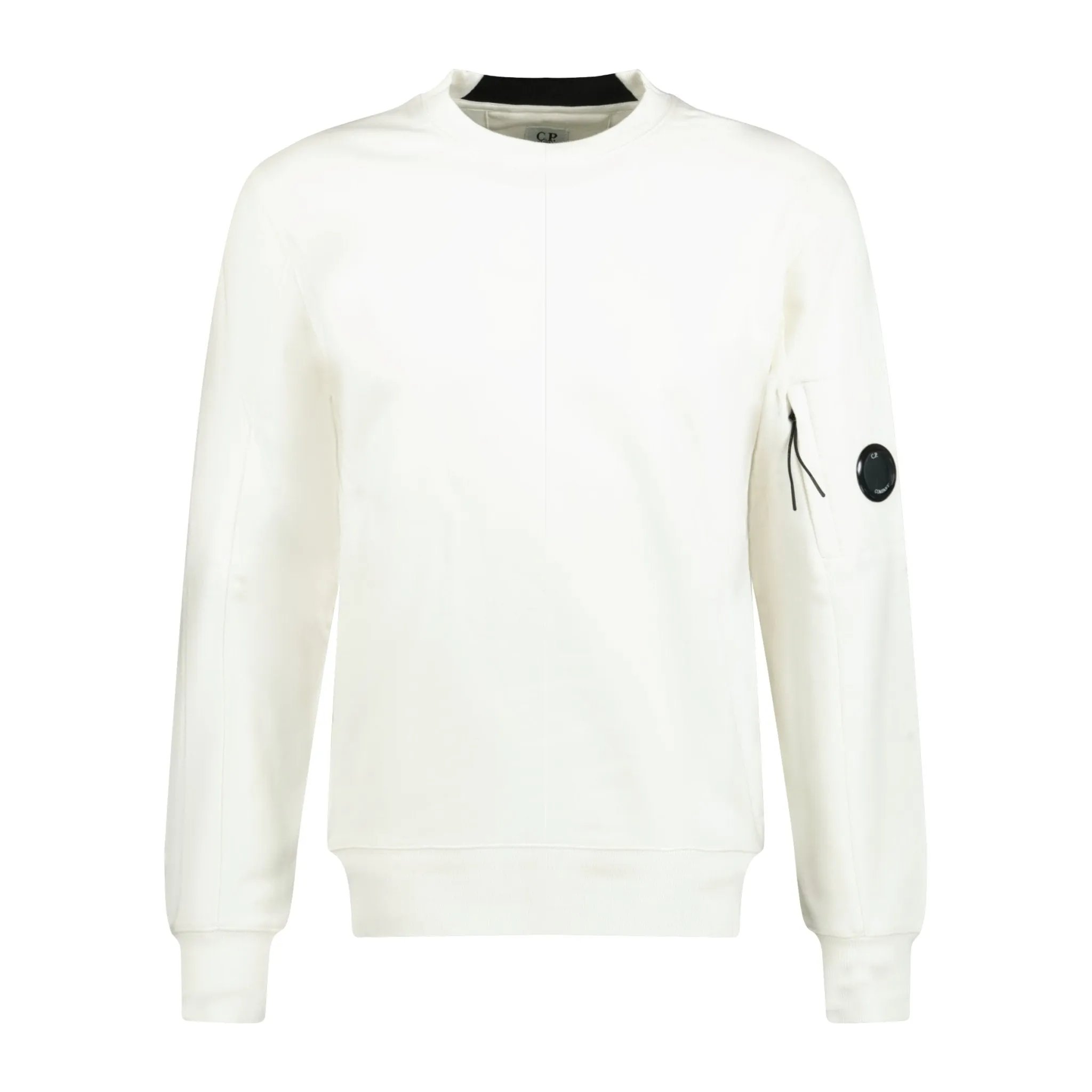 CP COMPANY Arm Lens Sweatshirt White