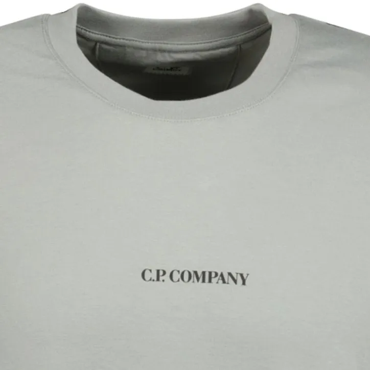 CP COMPANY Chest Logo T-Shirt Grey