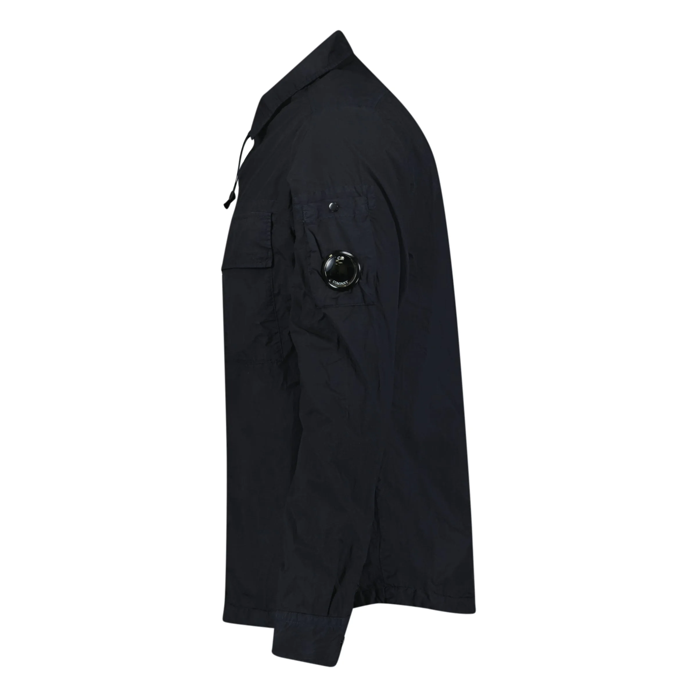 Sure! Heres an optimized title for the e-commerce product:

CP Company Mens Taylon L Lens Zip-Up Overshirt in Navy Blue