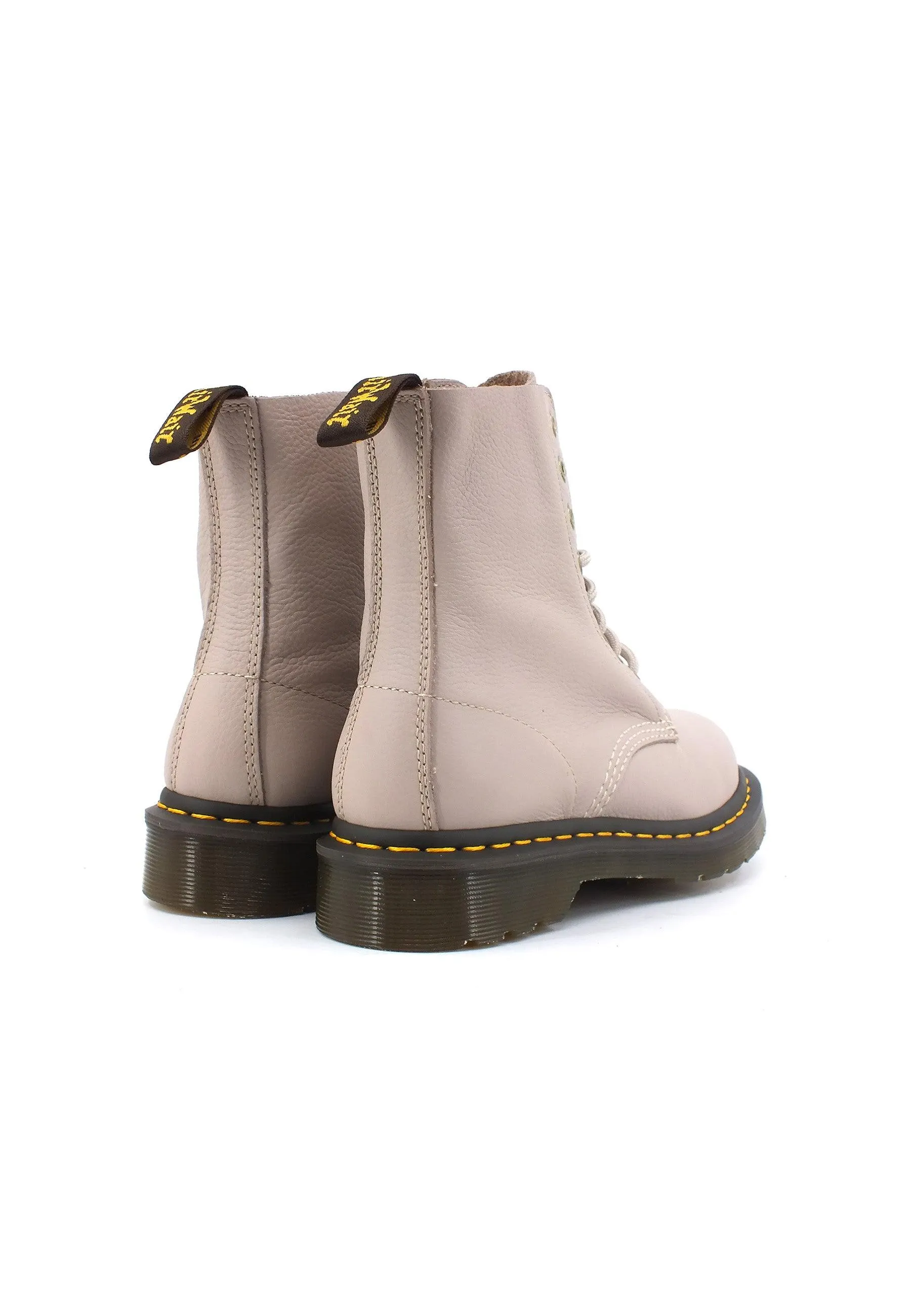 Dr. Martens 1460-Pascal Vintage Taupe Virginia Womens Ankle Boots - 30920348