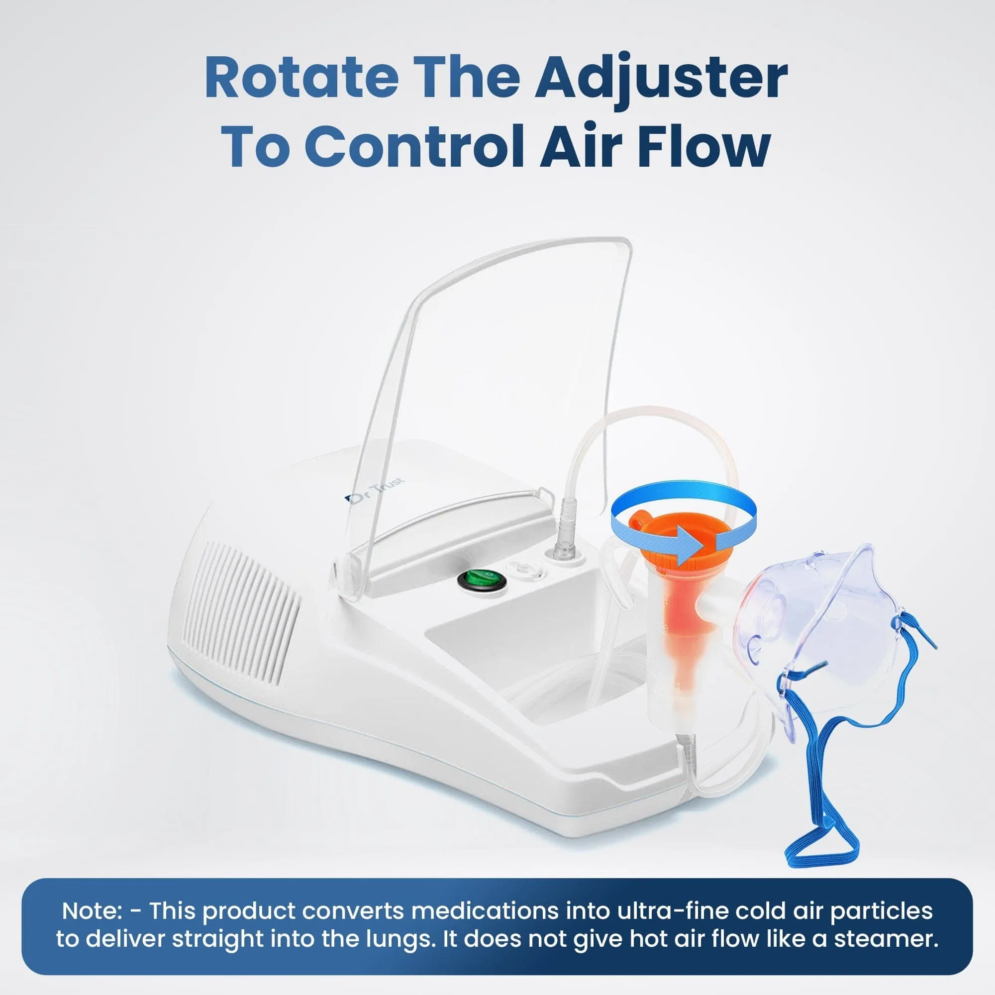 Dr Trust USA Compressor Plus Nebulizer 405