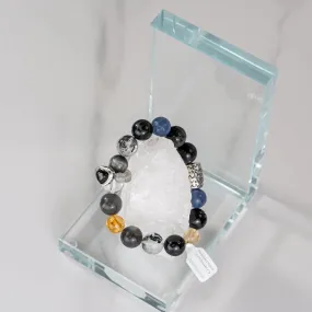 Eagle Eye Citrine Labradorite Hypersthene Bracelet