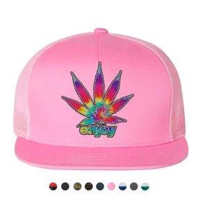 Enjoy Tie Dye Snapback Hat