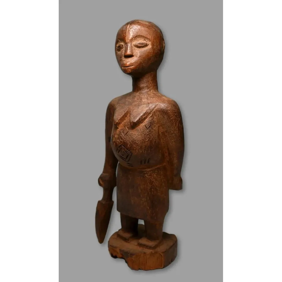 Fon Female Sculpture with Dagger, Togo / Dahomey #871