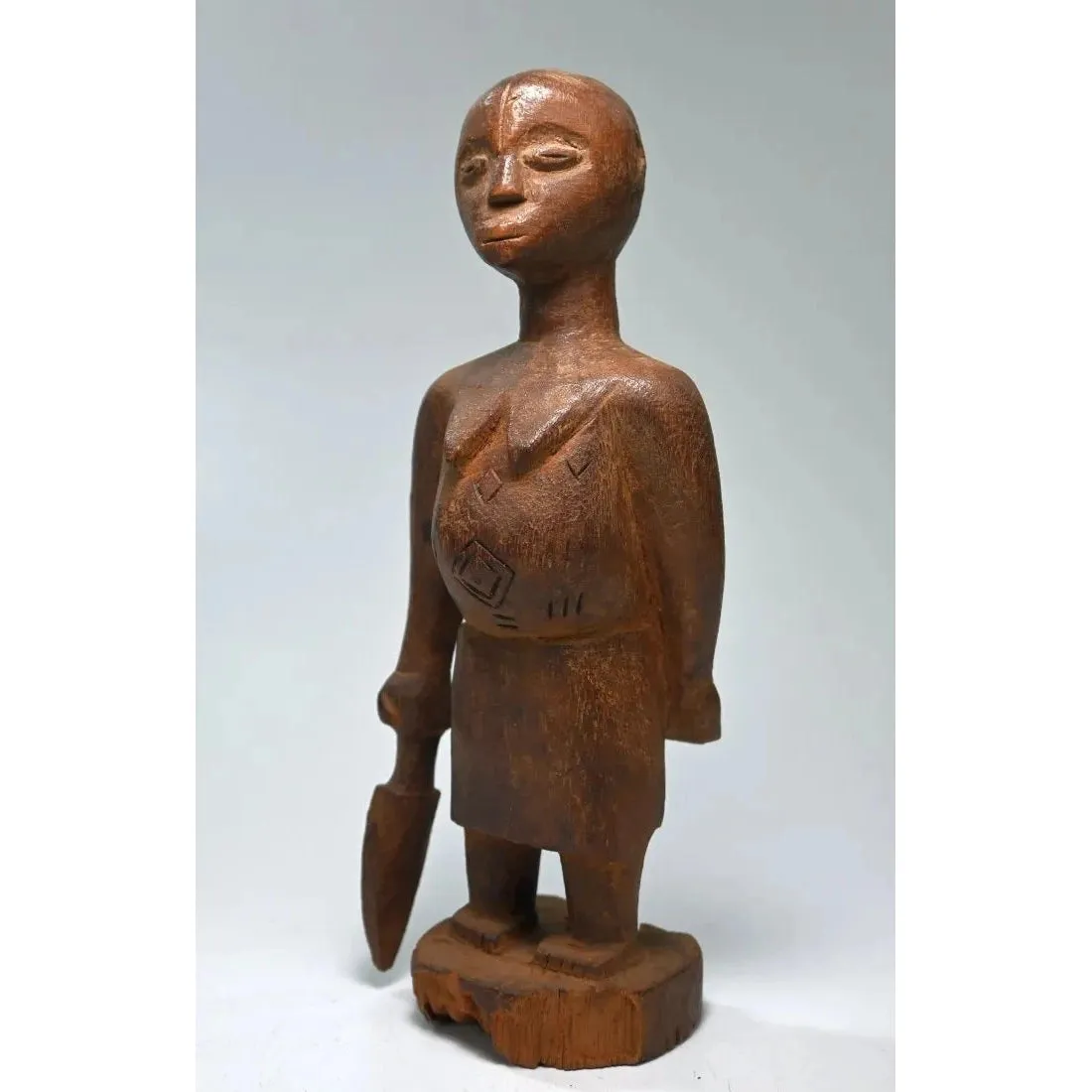 Fon Female Sculpture with Dagger, Togo / Dahomey #871