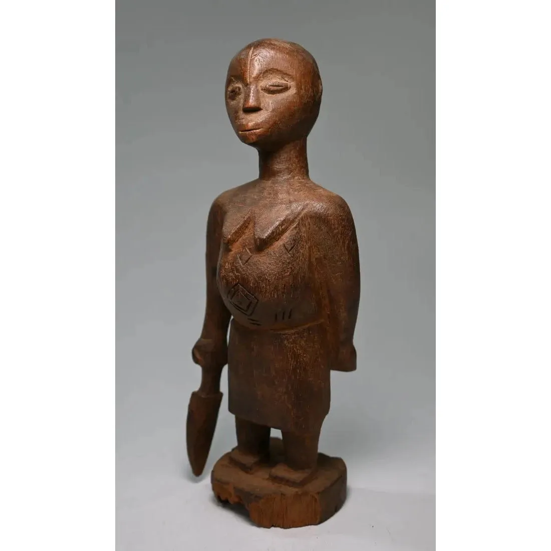 Fon Female Sculpture with Dagger, Togo / Dahomey #871