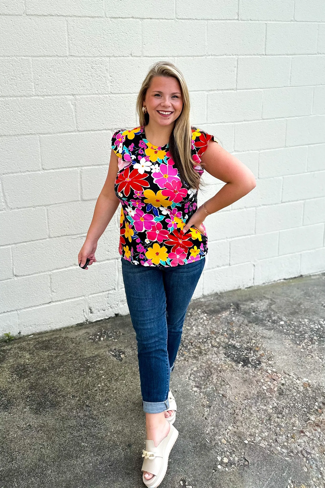 Forever In Bloom Floral Top