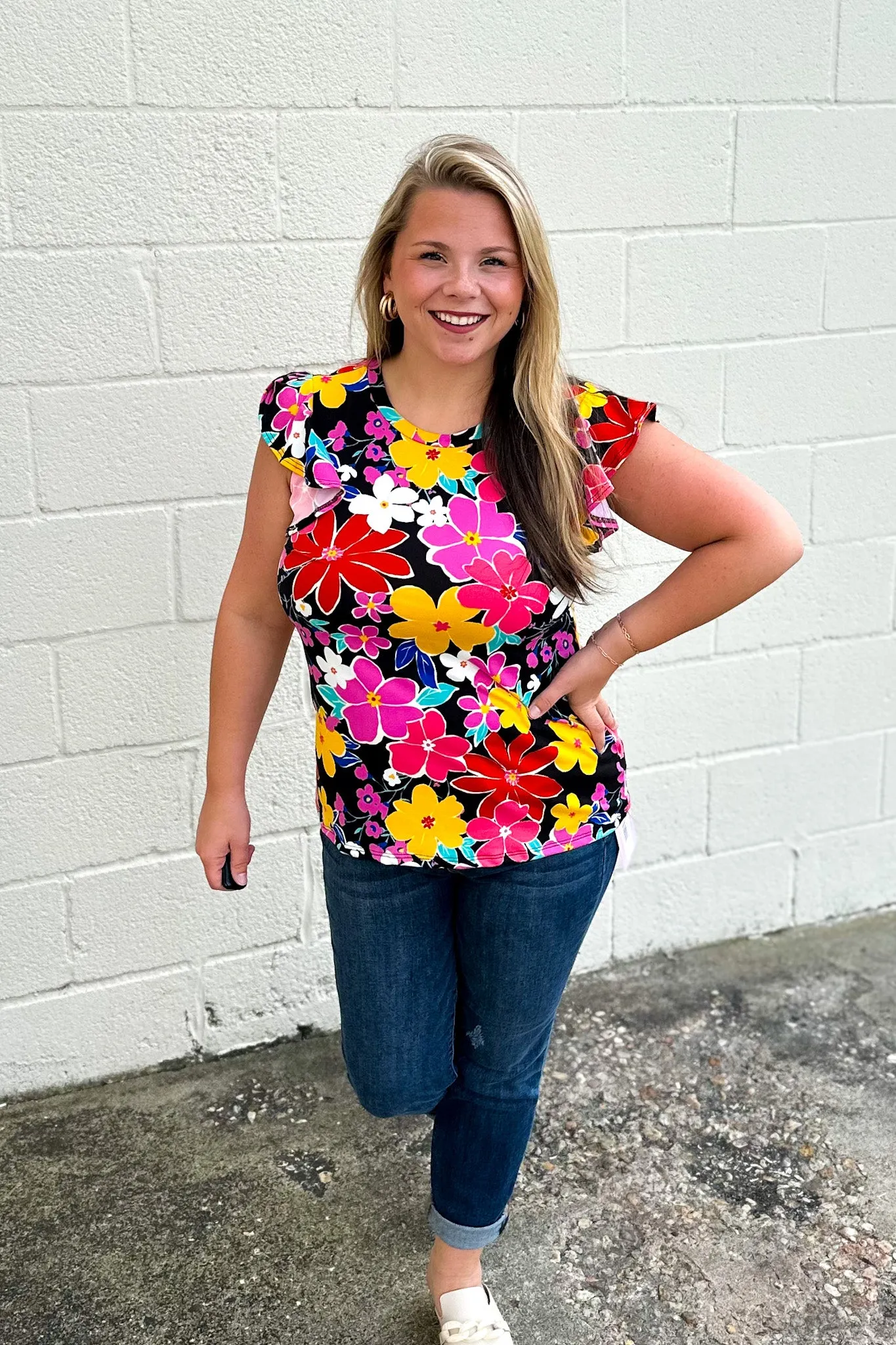 Forever In Bloom Floral Top