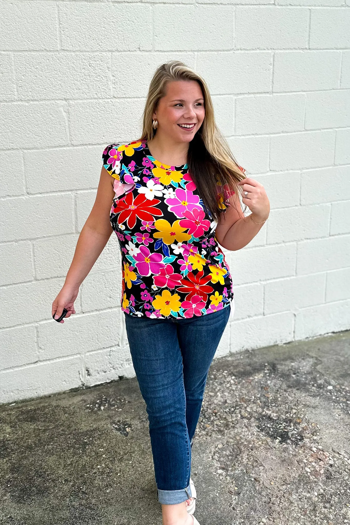 Forever In Bloom Floral Top