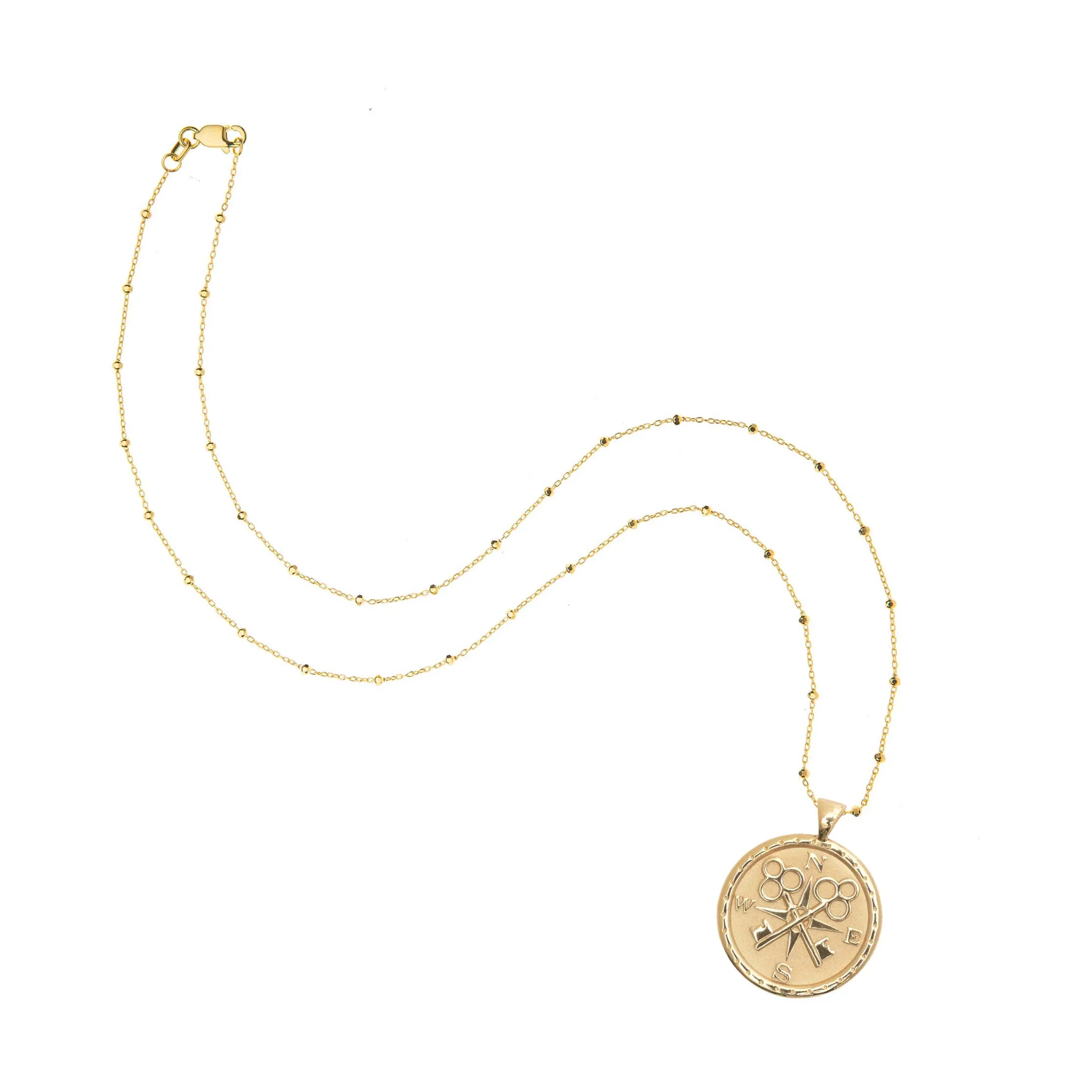 FOREVER JW Original Pendant Coin in Solid Gold