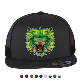 Greenz Panther Snapback Hat