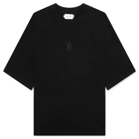 H Stamp Box Tee - Black