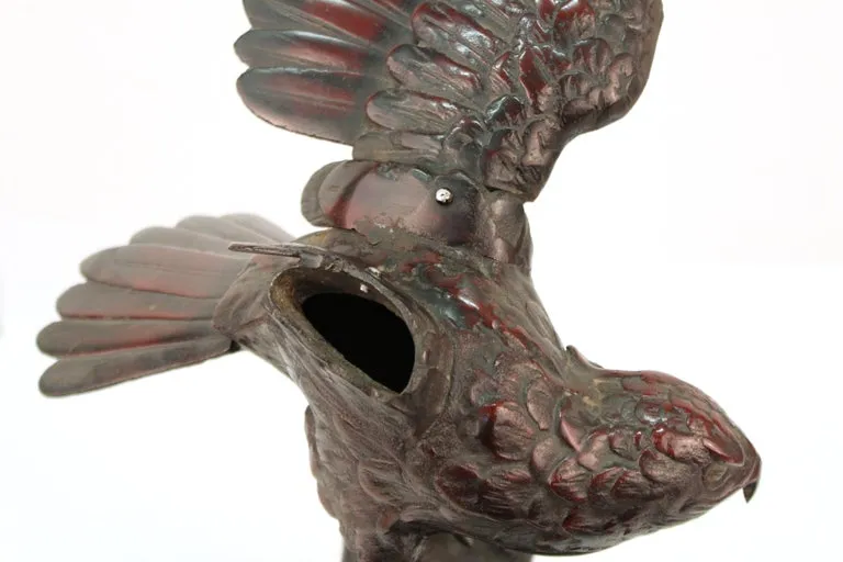 Japanese Taisho Bronze Eagle