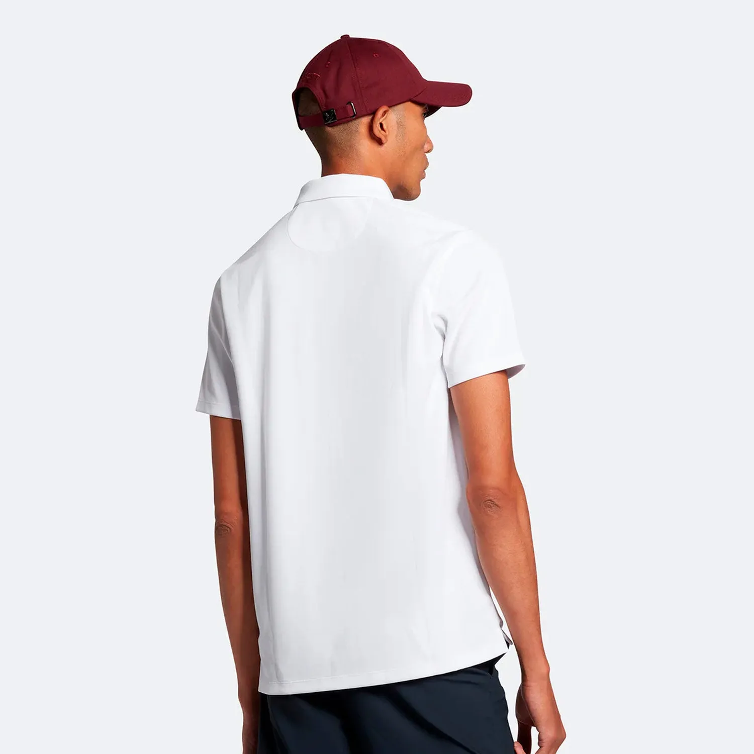 Lyle & Scott Golf Tech Polo Shirt - White