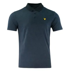 Lyle & Scott Jacquard Polo Shirt - True Black