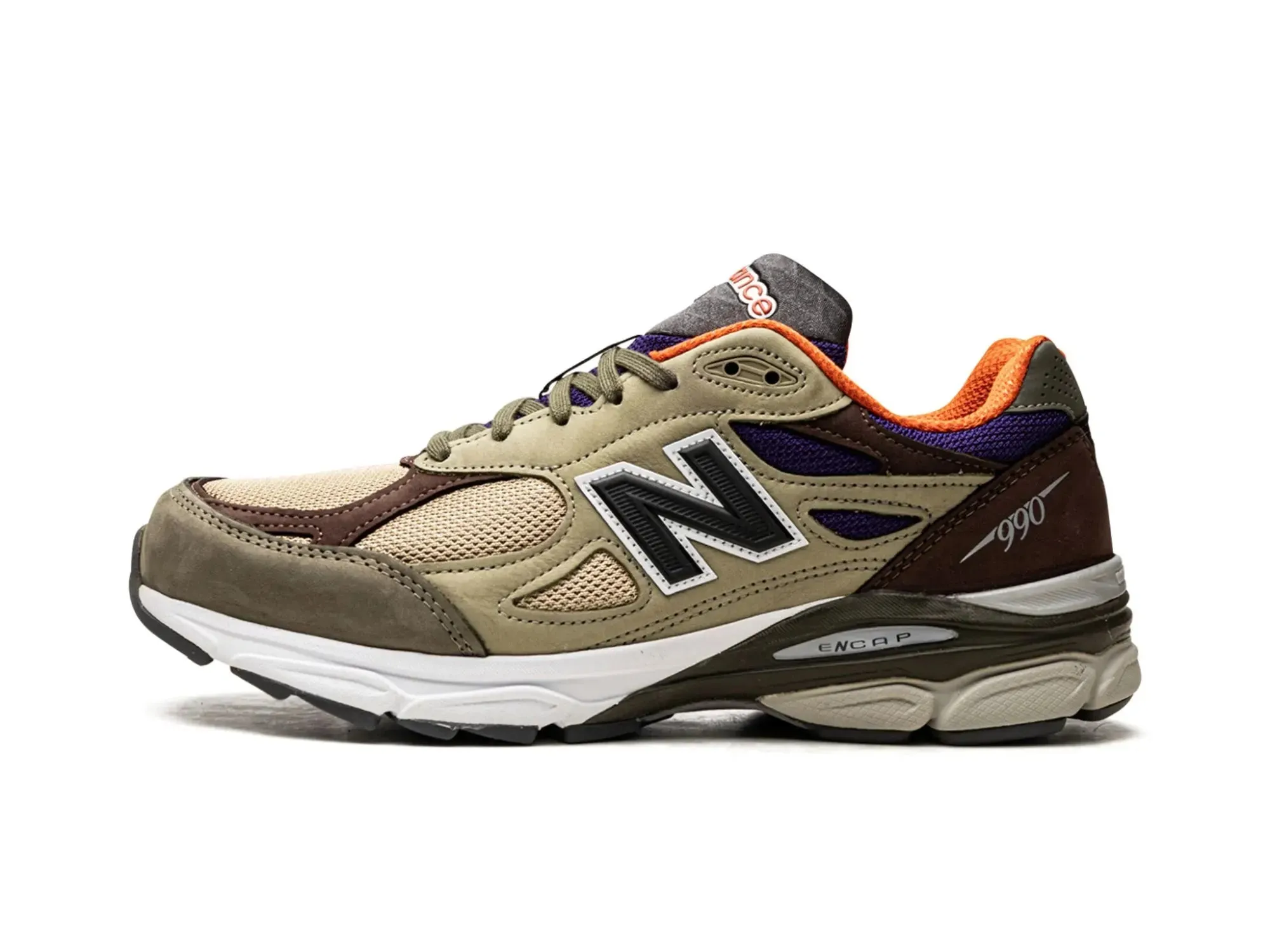 New Balance 990v3 MiUSA X Teddy Santis "Khaki Orange"