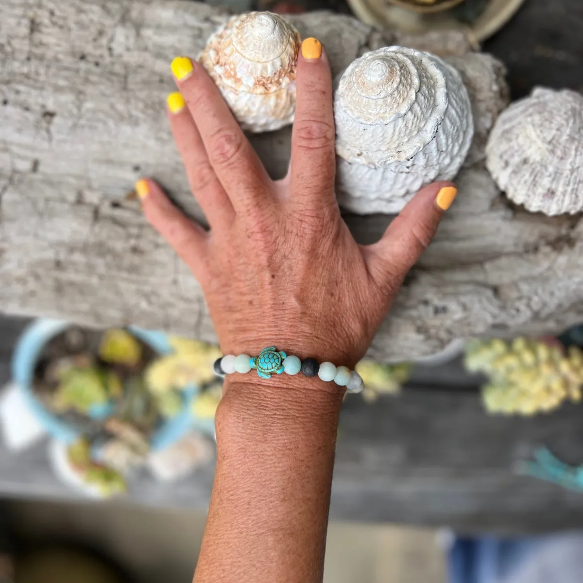 Ocean Serenity Turtle Bracelet