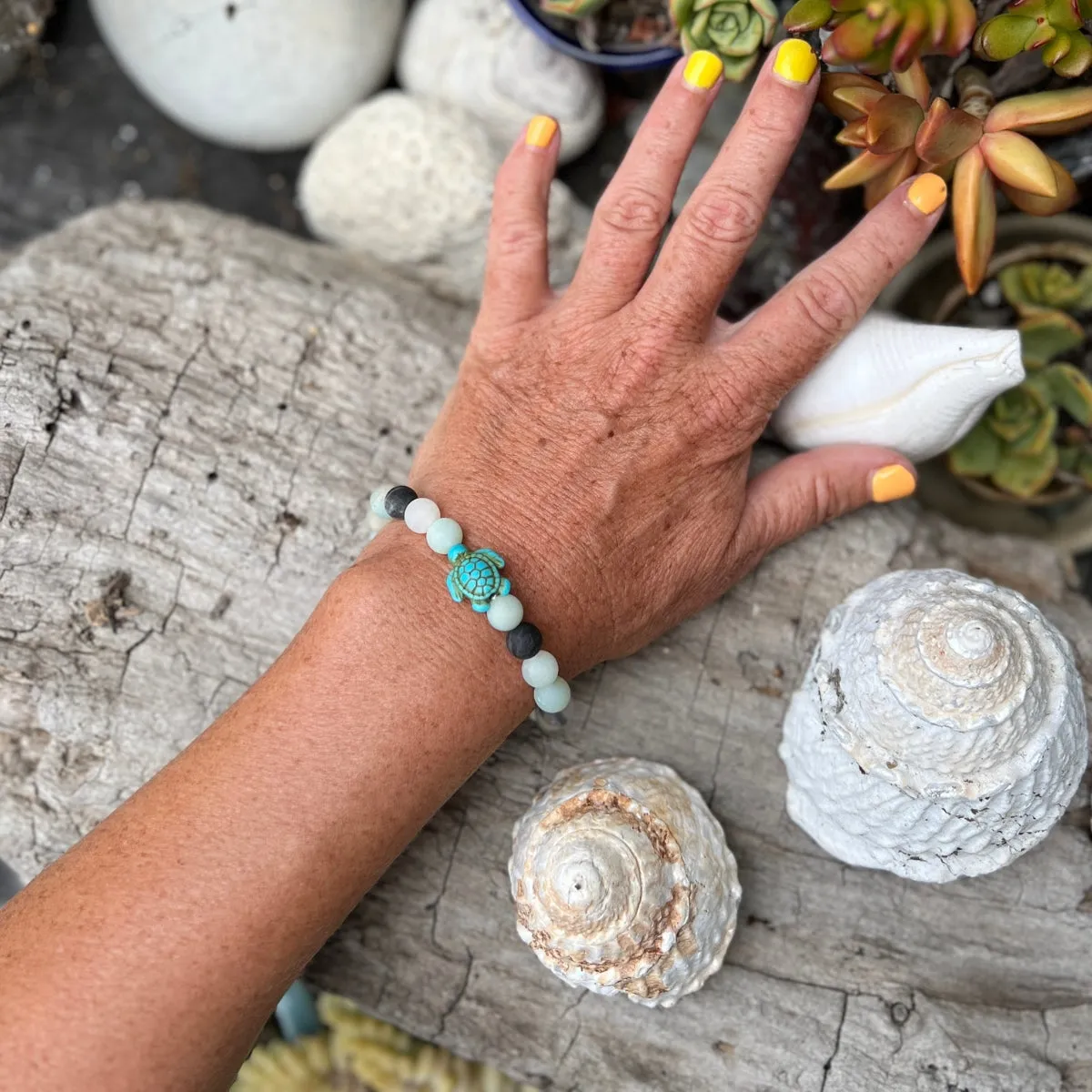 Ocean Serenity Turtle Bracelet