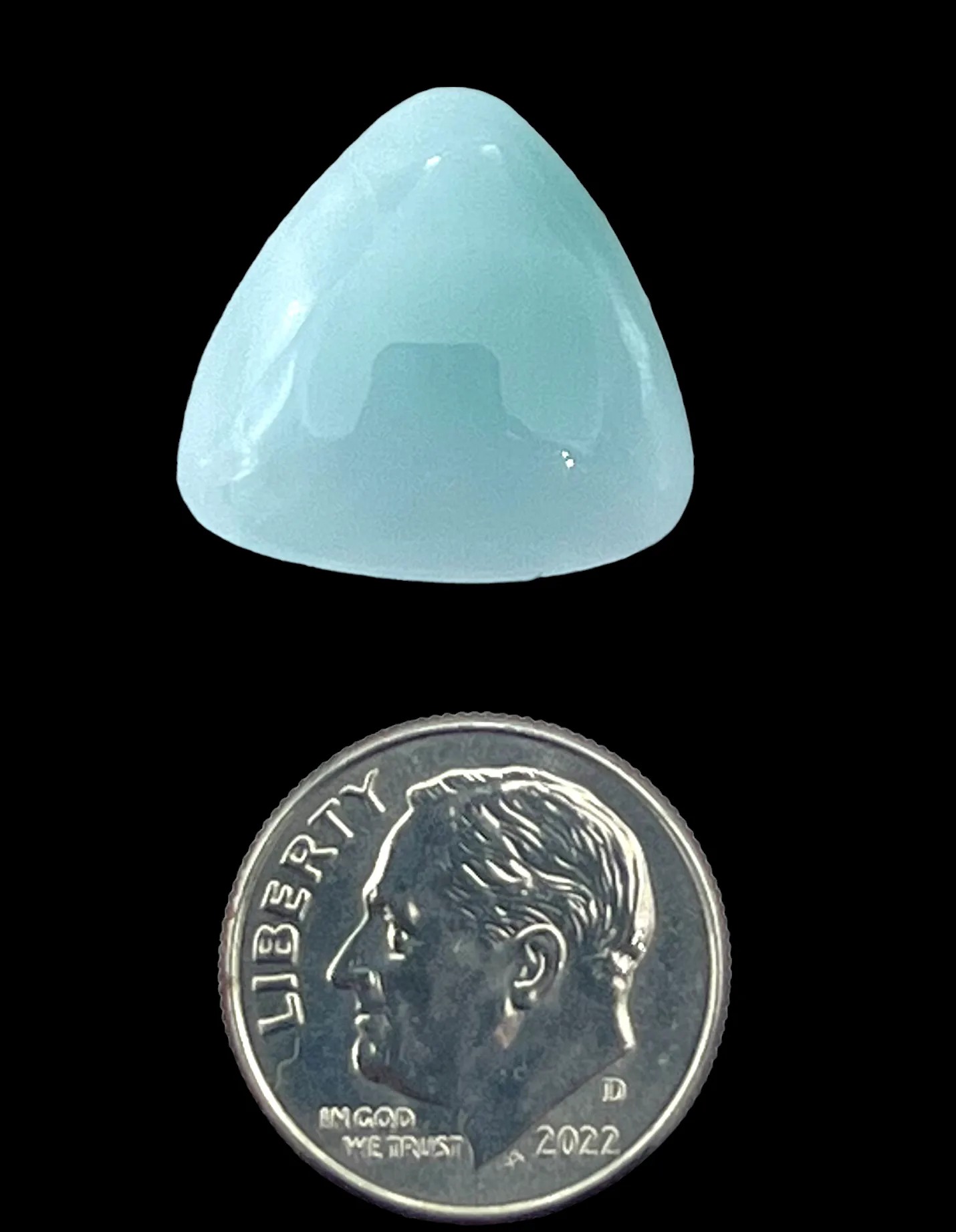 RARE Victoria Stone Trillion Shaped Cabochon 17mm