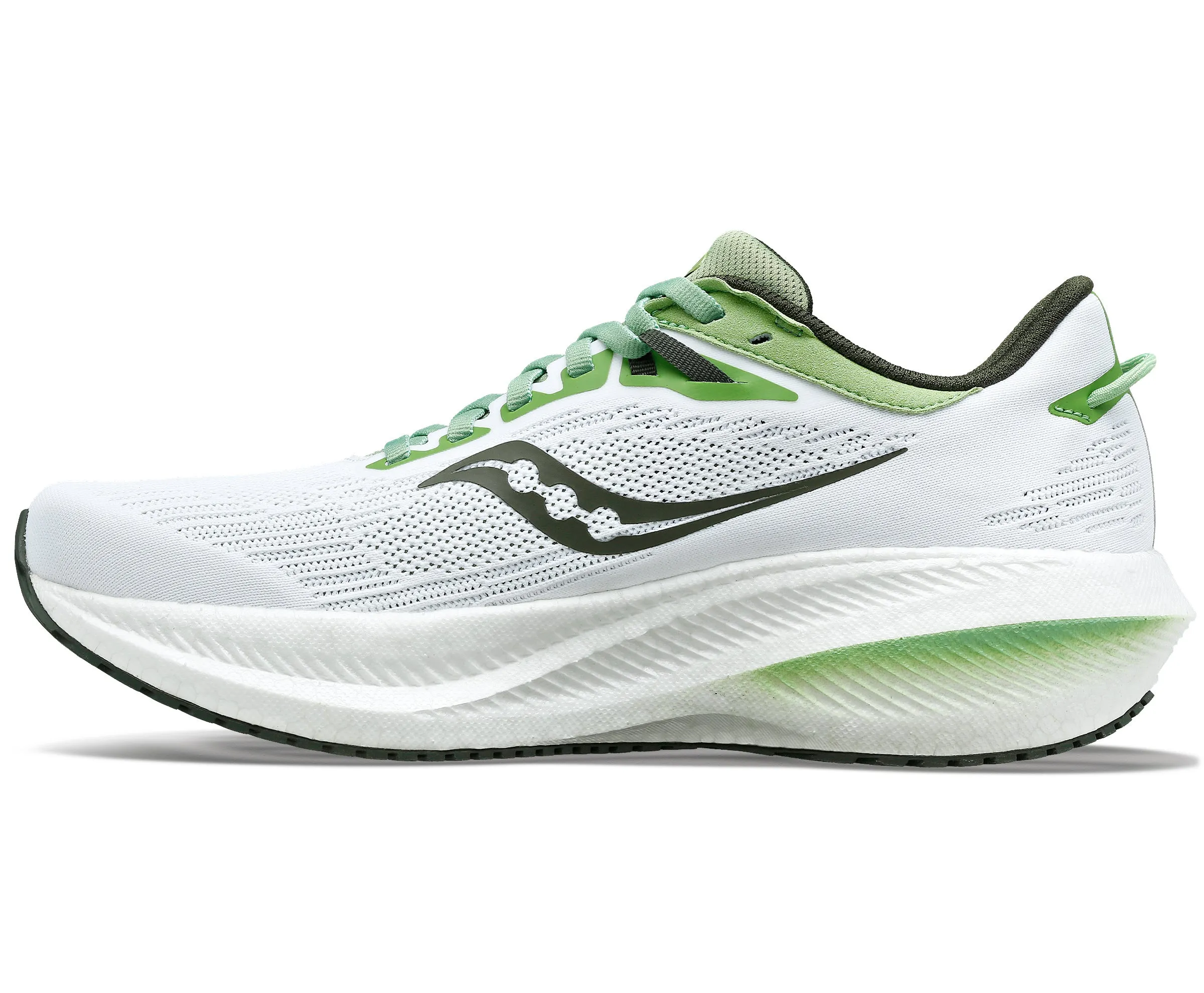 Saucony Triumph 21 (Mens) - White/Umbra