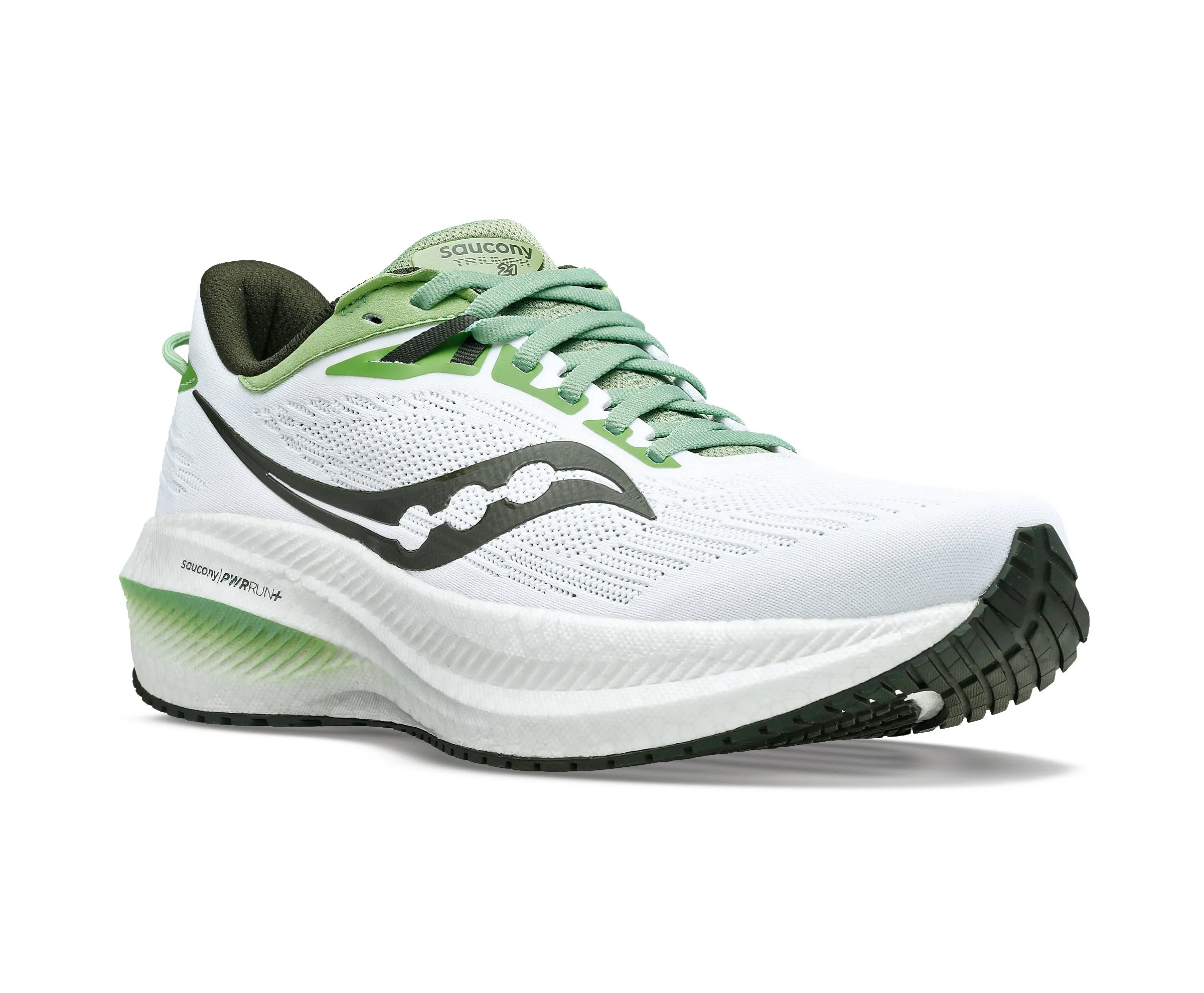 Saucony Triumph 21 (Mens) - White/Umbra