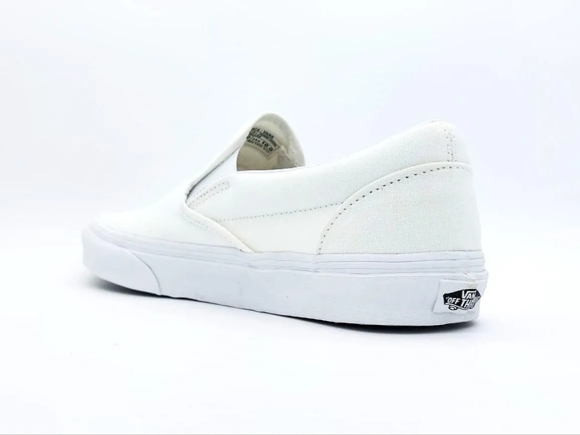 Tenis Vans Slip -On  Para Caballero Blanco