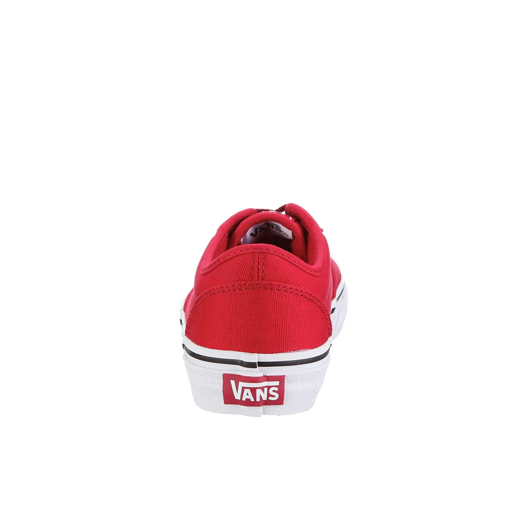 Vans Atwood Lace-Up Red Canvas Kids Plimsolls VKI514A