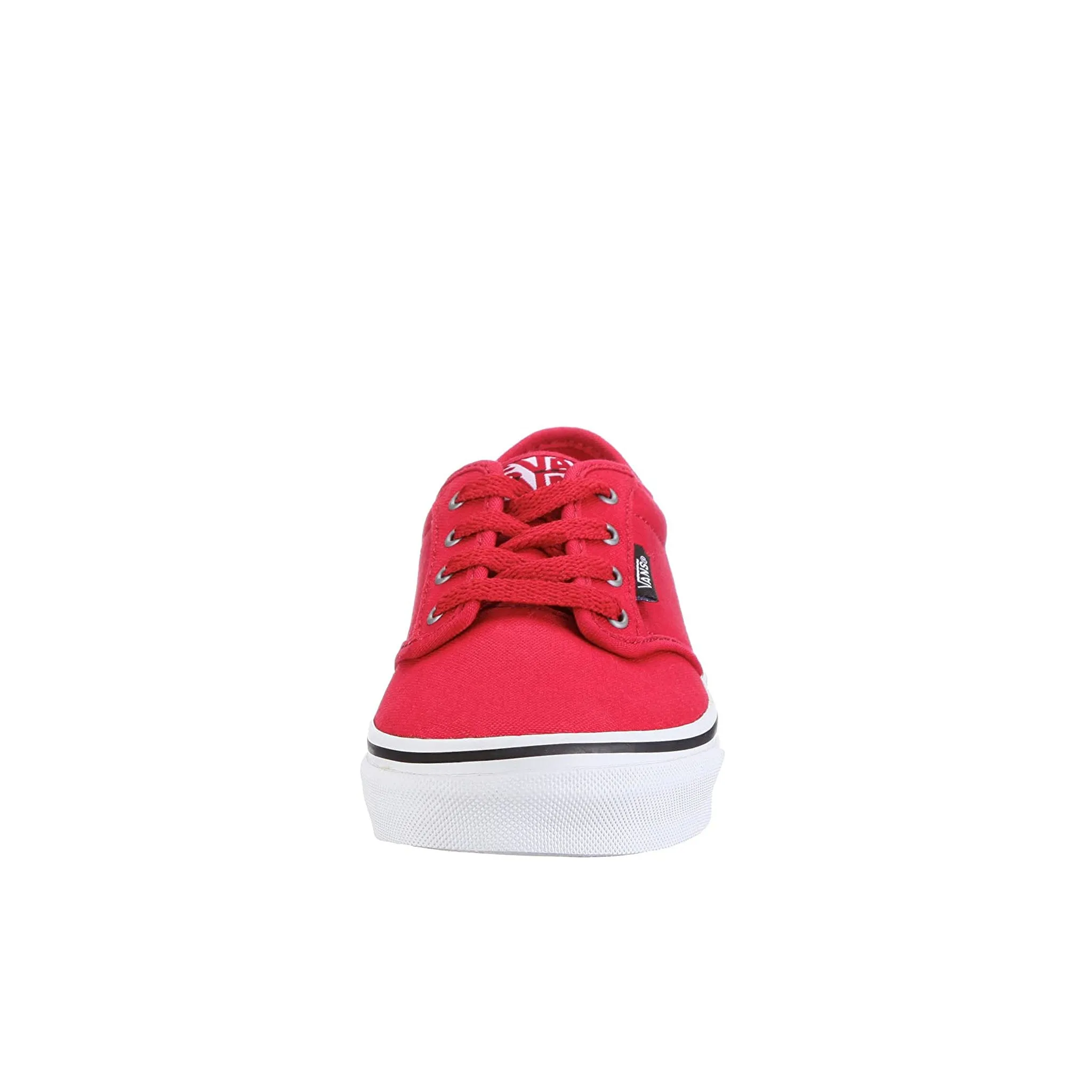 Vans Atwood Lace-Up Red Canvas Kids Plimsolls VKI514A