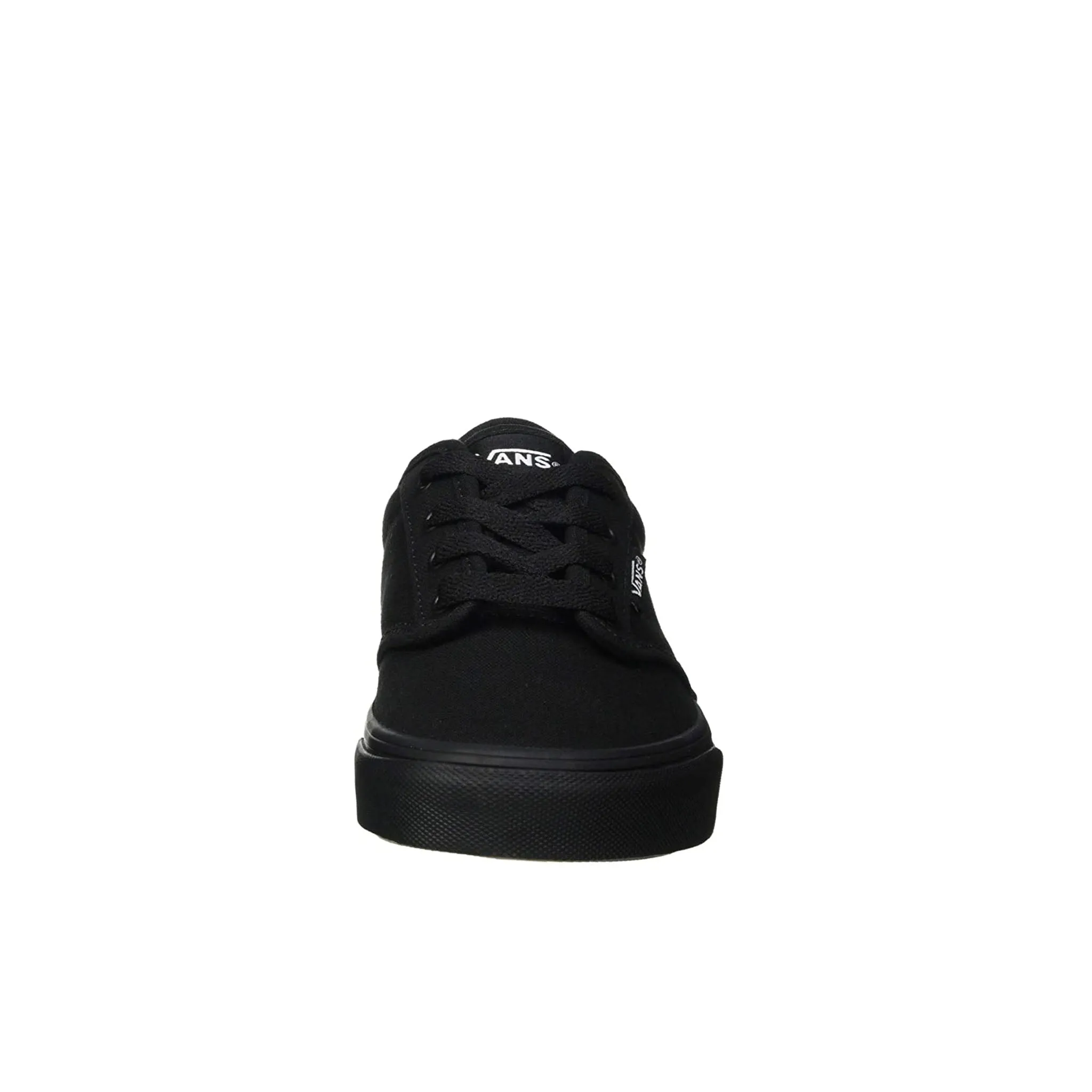 Vans Atwood Low Top Lace-Up Black Canvas Kids Plimsolls KI5186