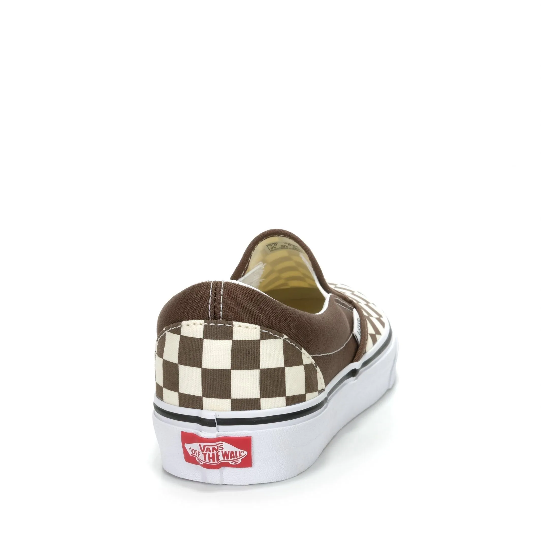 Vans Classic Slip-Ons Checkerboard Rain Drum/True White