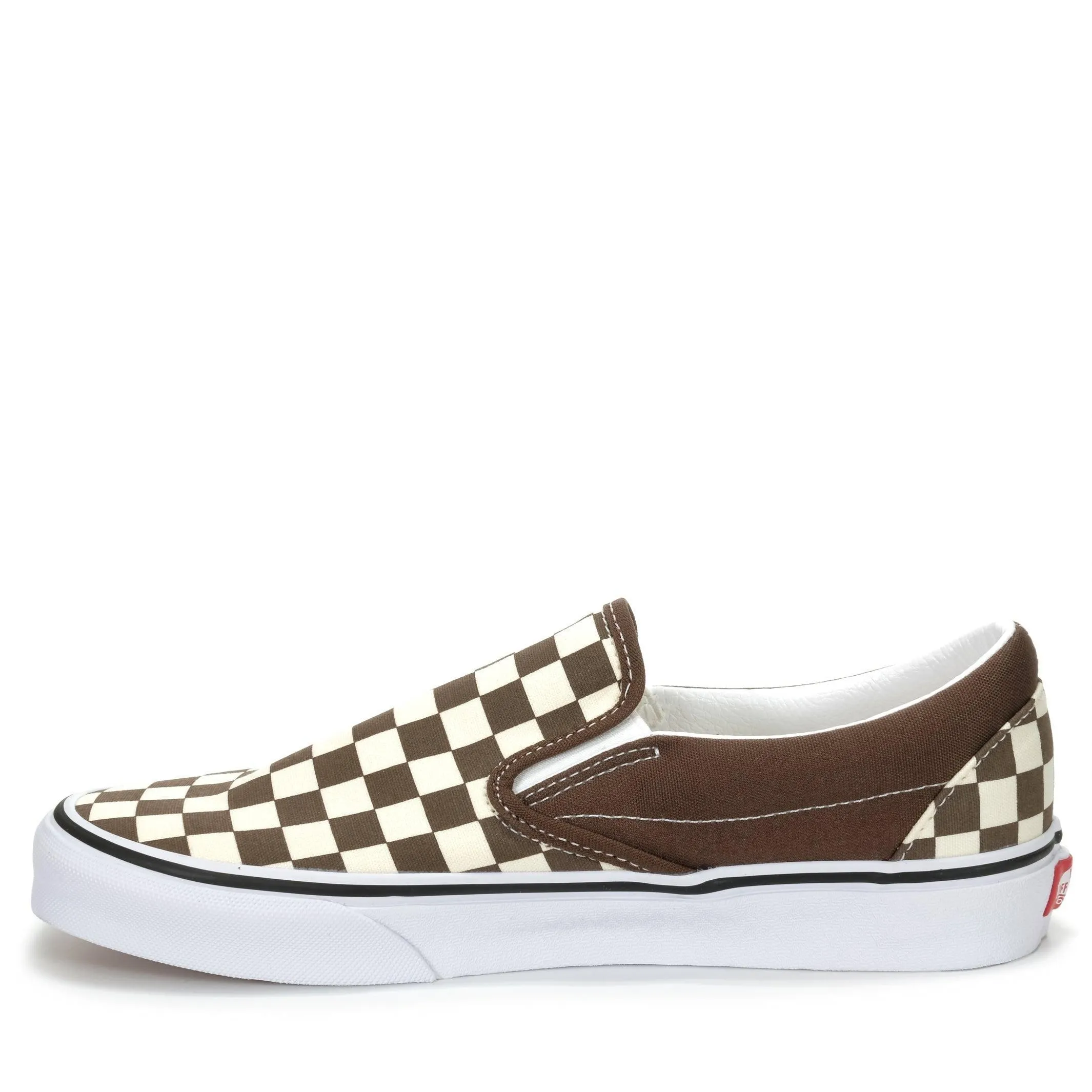 Vans Classic Slip-Ons Checkerboard Rain Drum/True White