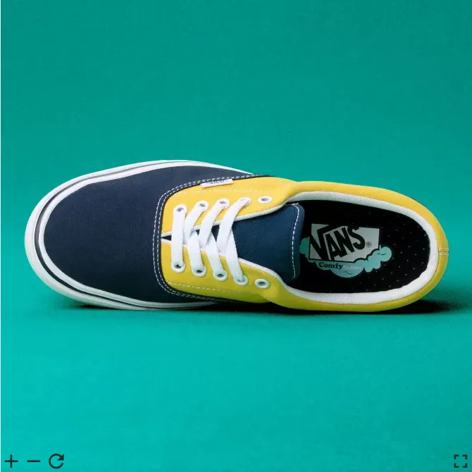 Vans ComfyCush Era VN0A3WM9V9X1 blue-yellow adult sneakers shoe