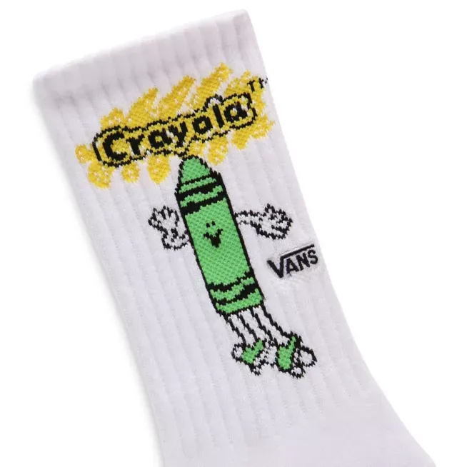 Vans Crayola junior sock 31.5-38 VN0A5KOCYTZ white