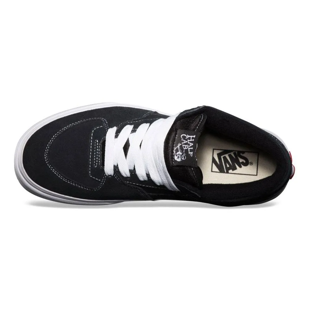 Vans Half Cab Unisex Trainers in Classic Black/White Color