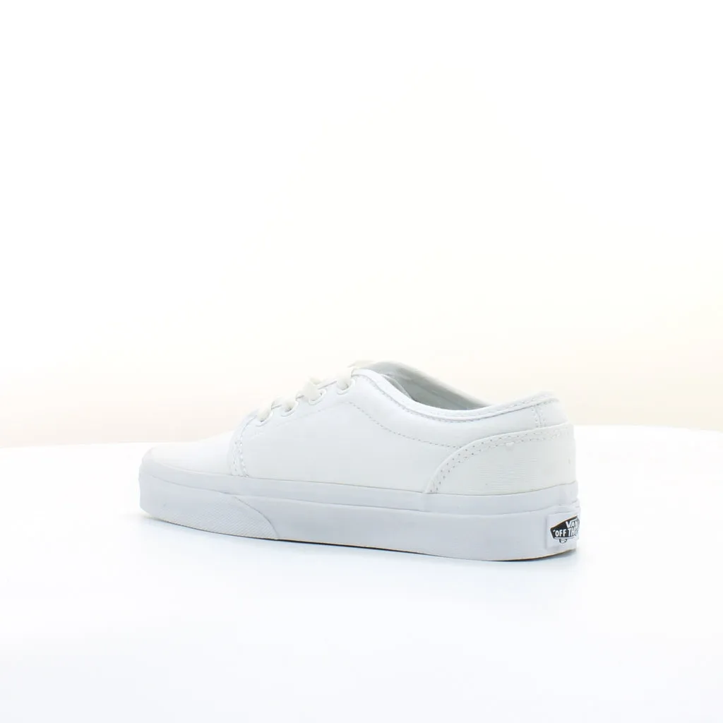 Vans Off The Wall 106 Vulcanized White Lace Up Unisex Trainers 099ZW00